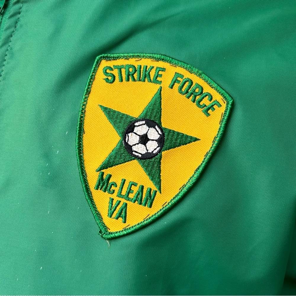 Vintage Soccer Coach McLean VA Strike Force Windbreaker Jacket - Picture 4 of 13